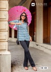 Star Light Vol 2 By Kadlee Rayon Printed Ladies Shirt Exporters In India